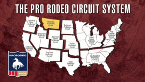 Montana Pro Rodeo Circuit map