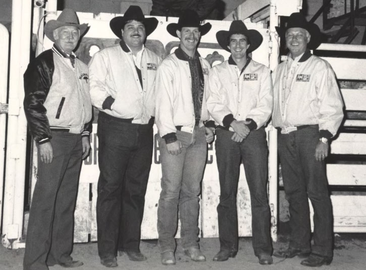 The Sports Medicine "A" Team at the Montana Pro Rodeo Circuit Finals circa 1982